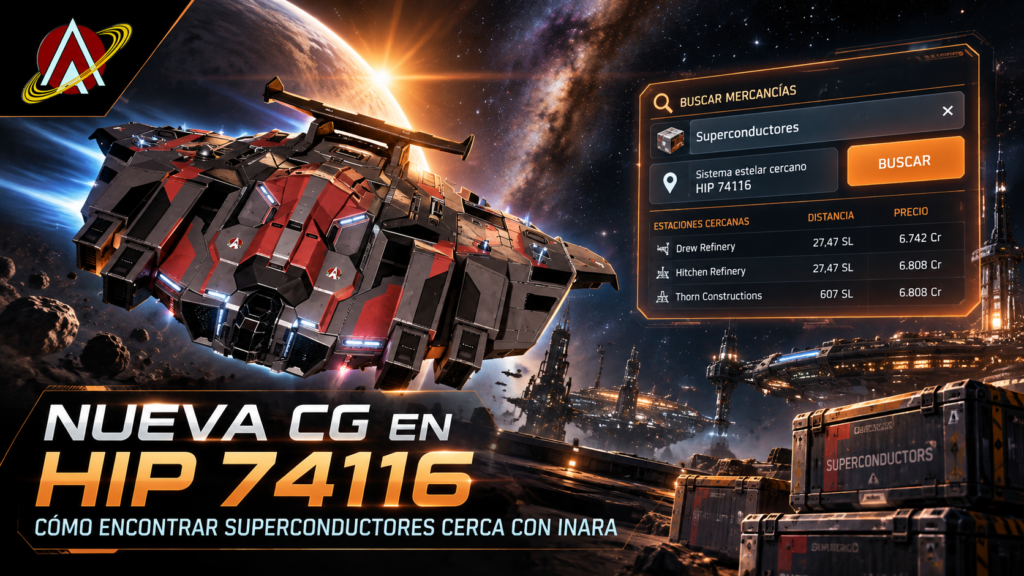Nueva Community Goal de Elite Dangerous: cómo ganar créditos y encontrar materiales cerca con Inara